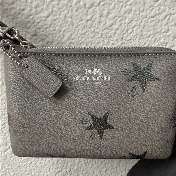 Coach Starry Gray Wristlet - Picture 2 of 8